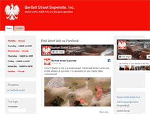 Tablet Screenshot of bartlettsuperette.com